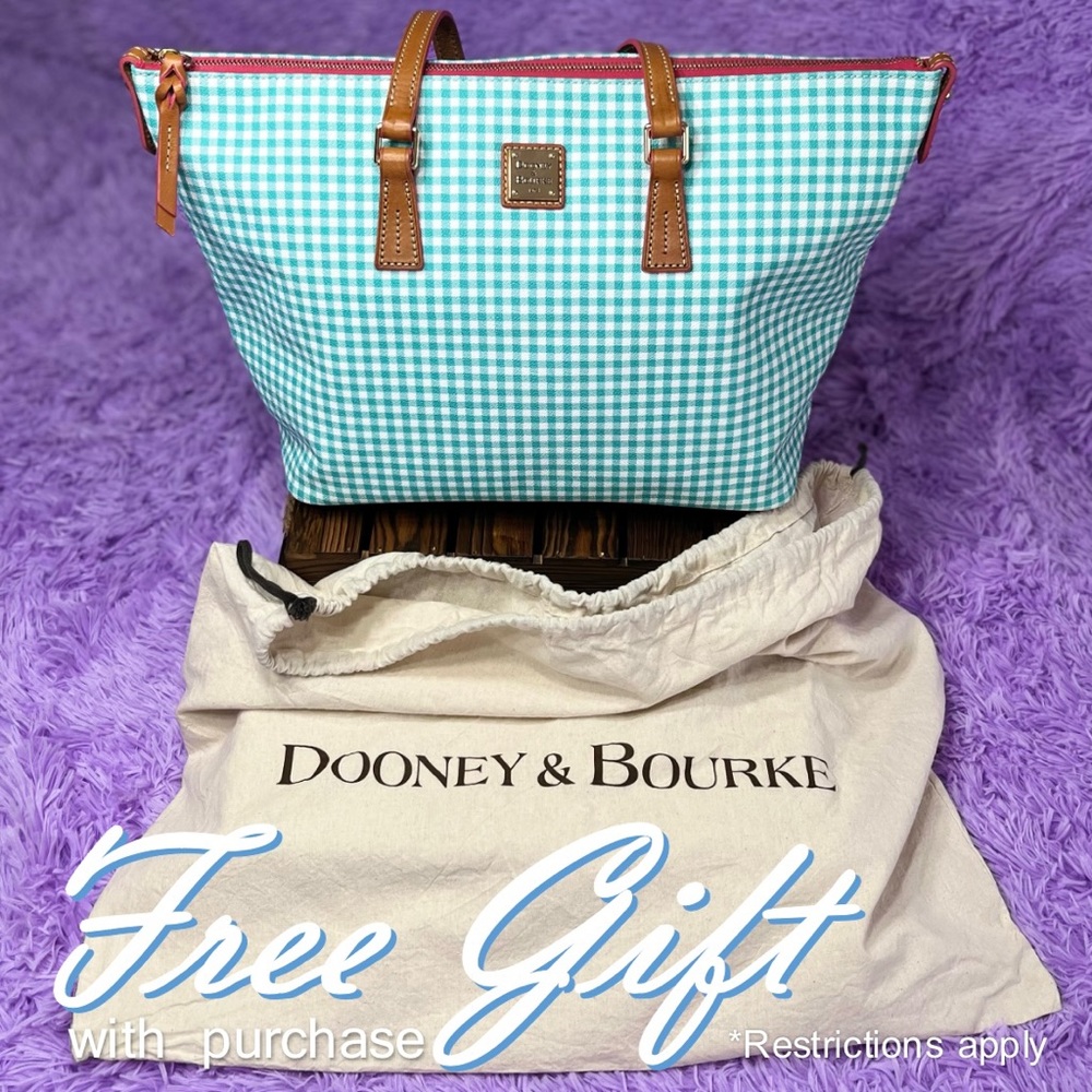 🛑SOLD🛑 RARE EXCLUSIVE, DOONEY & BOURKE Women’s Sena Zip Top Shopper Tote Bag - Picture 1 of 17